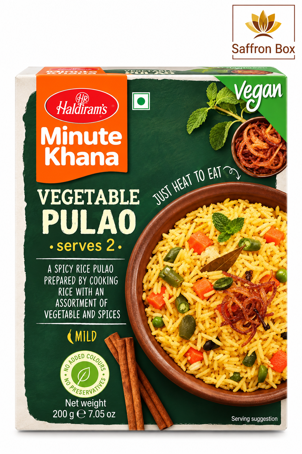 Veg Pulav 200g (Serves 2)